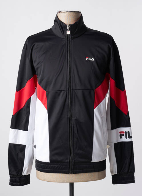 Veste casual resserrée sur le bas noir FILA homme