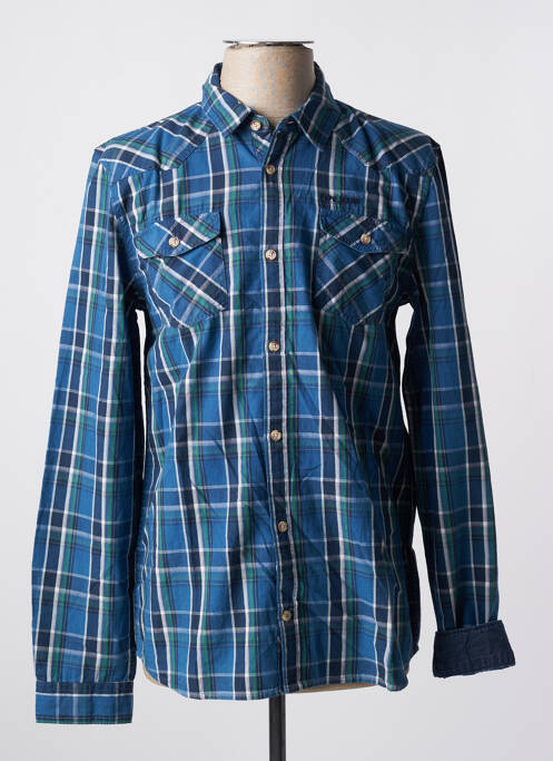 Chemise manches longues bleu PEPE JEANS pour garçon