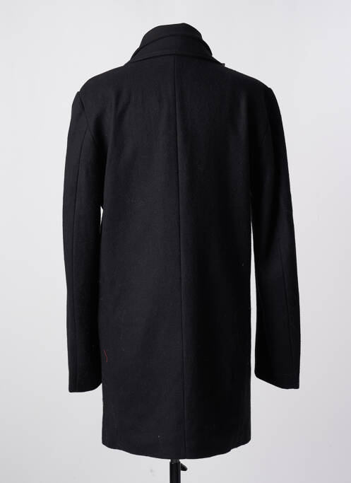 Manteau long noir MINIMUM pour homme