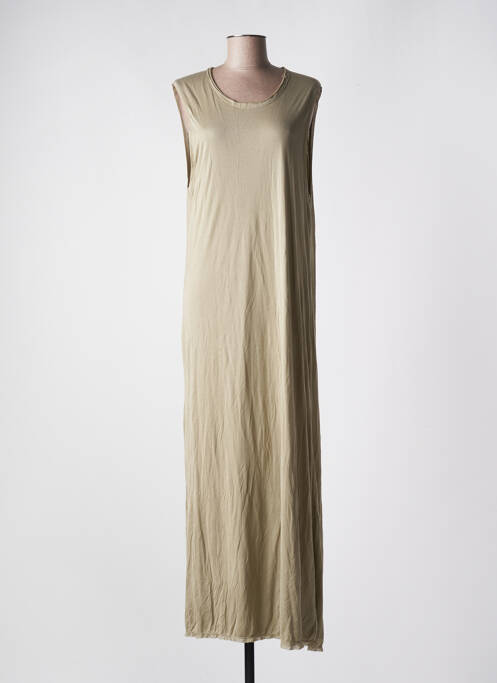Robe longue vert AMERICAN VINTAGE pour femme