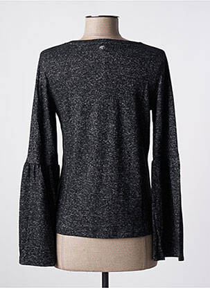 Pull tissage chiné manches longues gris LE TEMPS DES CERISES femme