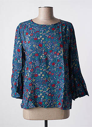 Blouse coupe fluide manches 3/4 bleu PEPE JEANS fille