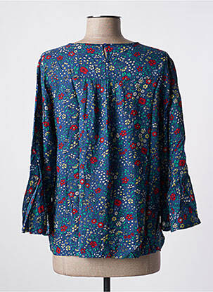 Blouse coupe fluide manches 3/4 bleu PEPE JEANS fille