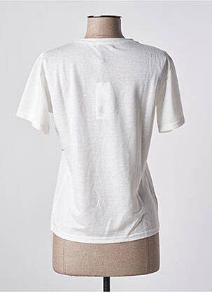 T-shirt imprimé fantaisie manches courtes blanc LILI SIDONIO femme