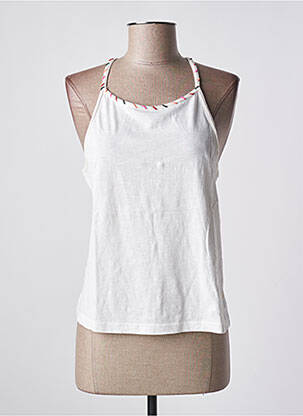 Top coupe cintrée fines bretelles beige TEDDY SMITH fille