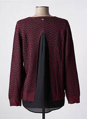 Pull rouge LE TEMPS DES CERISES pour fille seconde vue