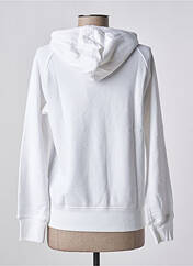 Sweat-shirt à capuche blanc NEW BALANCE pour femme seconde vue