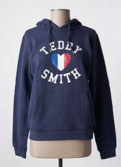 Sweat-shirt à capuche bleu TEDDY SMITH pour femme seconde vue