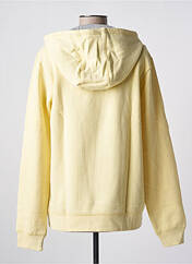 Sweat-shirt à capuche jaune TEDDY SMITH pour femme seconde vue