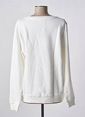 Sweat-shirt blanc YUKA pour femme seconde vue