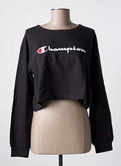 Sweat-shirt noir CHAMPION pour femme seconde vue