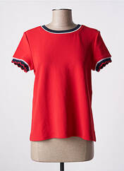 T-shirt rouge TEDDY SMITH pour fille seconde vue