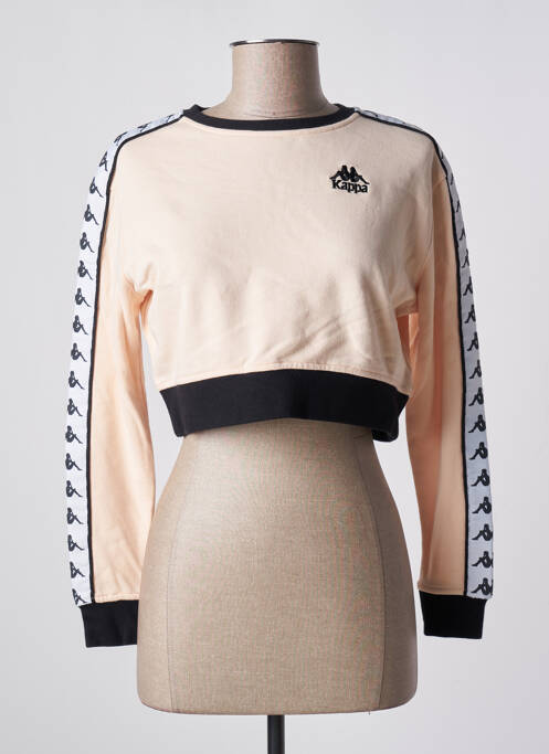 Sweat-shirt stretch manches longues rose KAPPA femme