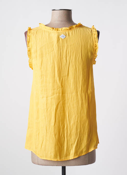 Blouse sans manche jaune LE TEMPS DES CERISES fille