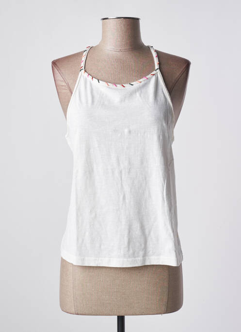 Top coupe cintrée fines bretelles beige TEDDY SMITH fille