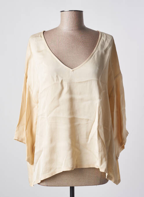 Blouse beige AMERICAN VINTAGE pour femme