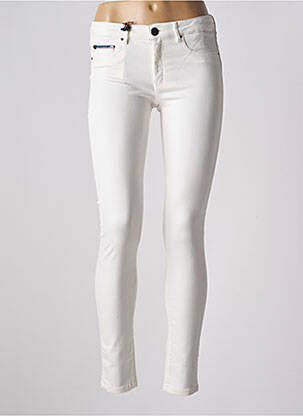 Jeans skinny taille normale taille normale blanc DONOVAN femme