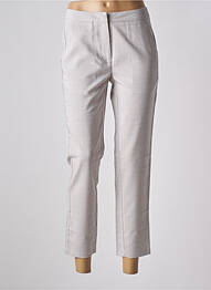 Pantalon 7/8 taille à pinces taille normale gris RYUJEE femme