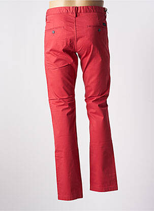 Pantalon chino poches taille normale rouge TEDDY SMITH homme