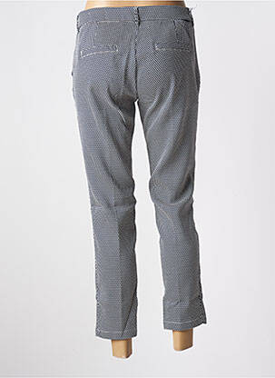 Pantalon 7/8 stretch bleu REIKO femme