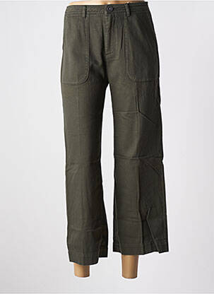 Jeans coupe large poches taille haute vert LAB DIP PARIS femme