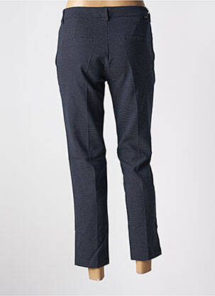Pantalon 7/8 stretch taille normale bleu REIKO femme