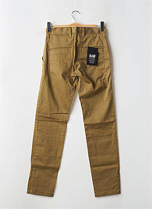 Pantalon chino tissage popeline taille haute vert G STAR homme
