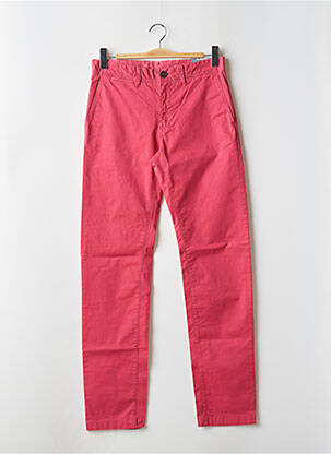 Pantalon chino tissage popeline taille normale rose PEPE JEANS homme