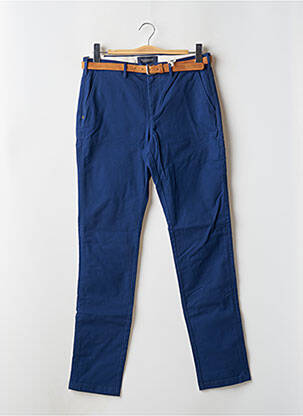 Pantalon chino stretch taille normale bleu SCOTCH & SODA homme