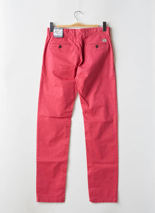 Pantalon chino tissage popeline taille normale rose PEPE JEANS homme