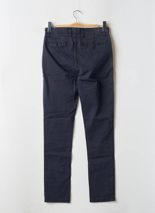 Pantalon chino tissage popeline taille normale bleu MINIMUM homme