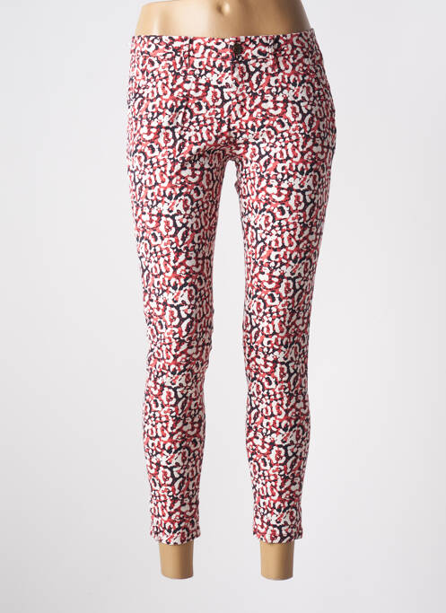 Pantalon 7/8 rouge REIKO pour femme