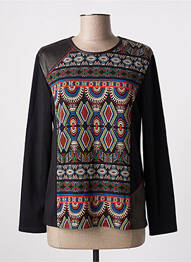 T-shirt manches longues manches longues noir GEVANA femme