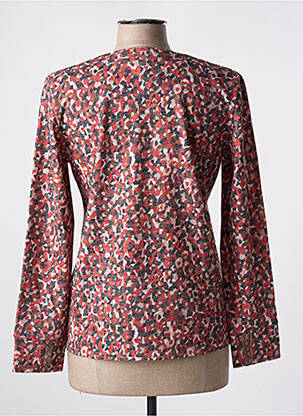 Pull coupe cintrée manches longues orange GEVANA femme