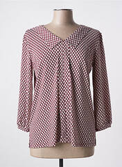 Blouse rouge GEVANA pour femme seconde vue