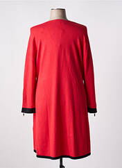 Robe pull rouge MARBLE pour femme seconde vue