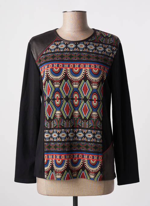 T-shirt manches longues manches longues noir GEVANA femme