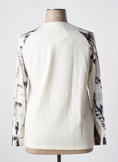 T-shirt manches longues manches longues beige QUATTRO femme