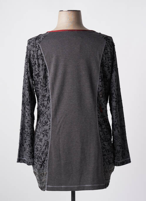 Tunique manches longues gris QUATTRO pour femme