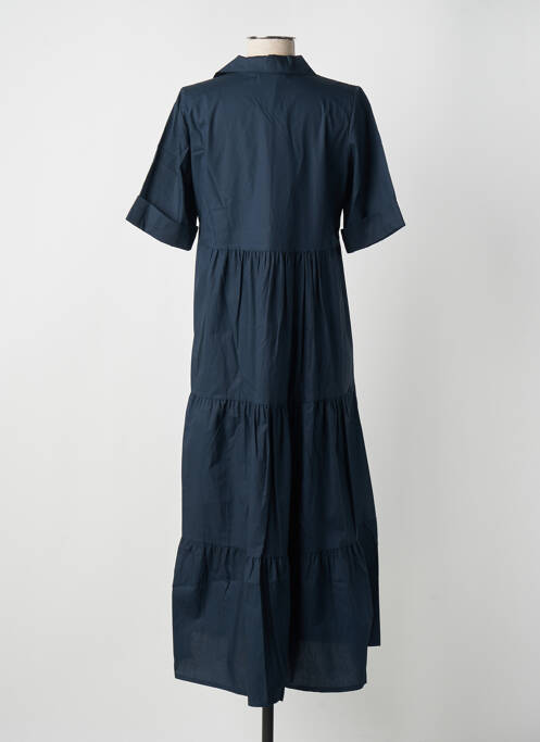 Robe longue bleu BLANC BOHEME pour femme