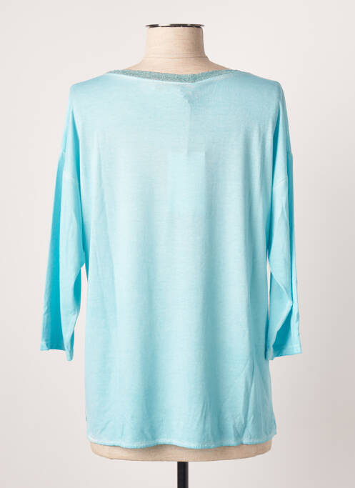 Top bleu BLANC BOHEME pour femme