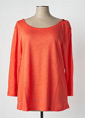 Top orange BLANC BOHEME pour femme seconde vue