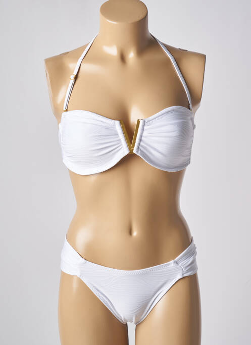 Maillot de bain 2 pièces blanc ADMAS pour femme