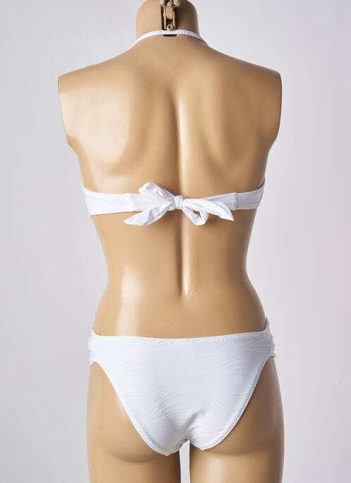 Maillot de bain 2 pièces blanc ADMAS pour femme