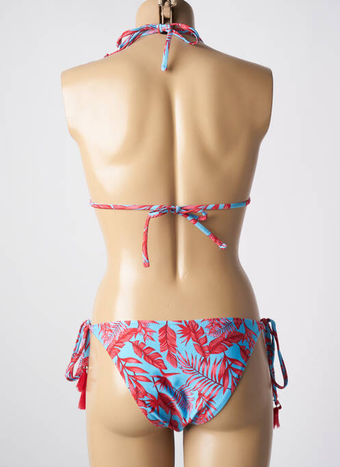 Maillot de bain 2 pièces bleu ADMAS pour femme