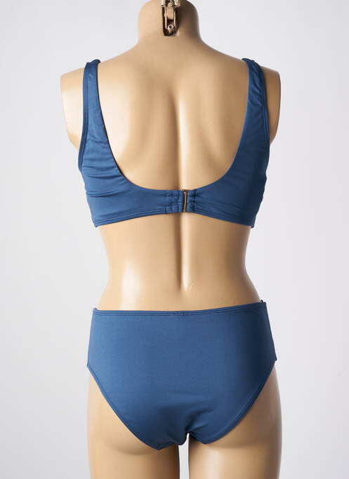 Maillot de bain 2 pièces bleu ADMAS pour femme