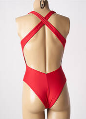 Maillot de bain 1 pièce rouge LPB pour femme seconde vue