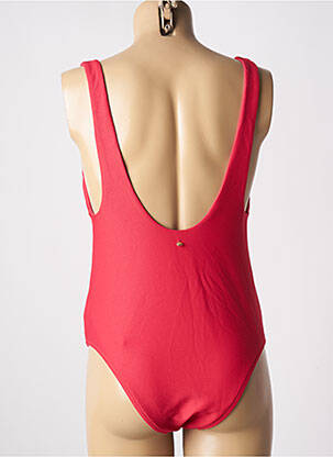 Maillot de bain 1 pièce stretch rouge SEAFOLLY femme