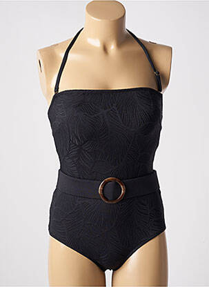 Maillot de bain 1 pièce imprimé fantaisie brassieres noir ADMAS femme