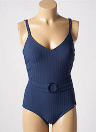 Maillot de bain 1 pièce haut triangles haut triangles bleu YSABEL MORA femme